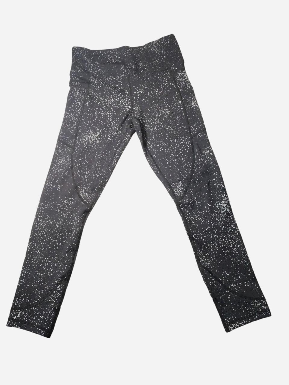 ZYIA Black Speckle Athletic Leggings for Kids